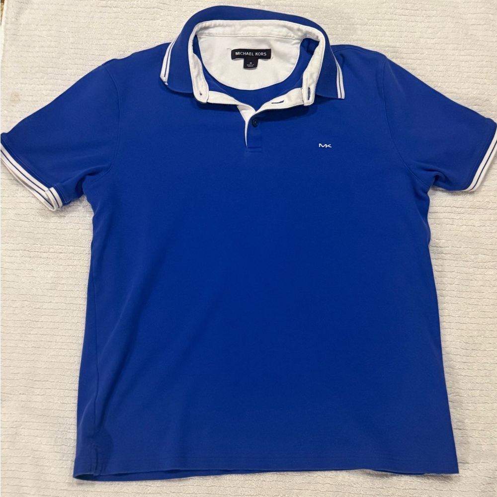 Michael Kors Blue Polo Shirt